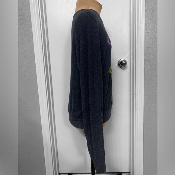 WILDFOX Navy Blue “Cocktail In My Hand Confetti In My Hair” Sweatshirt - size XL - Picture 4 of 9